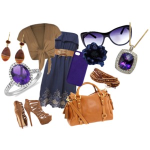 Blue and Brown